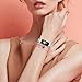 GOSETH Compatible with Samsung Galaxy Fit Band, Fashion Mesh Stainless Steel Bracelet Replacement Accessories Wristband Strap for Samsung Galaxy Fit 2019 SM-R370 (Silver)