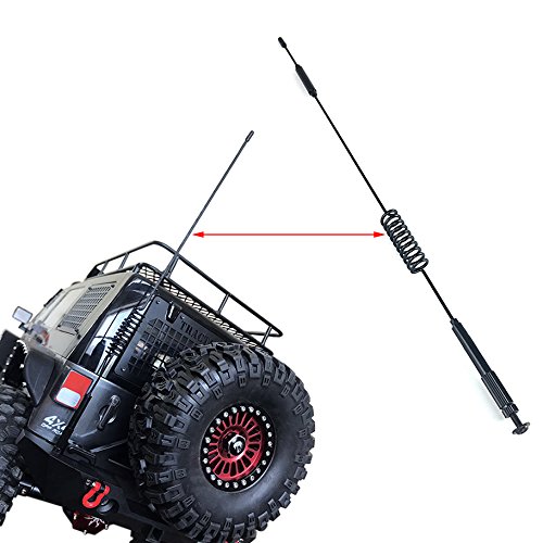 Metal Decorative Antenna for 1:10 RC Crawler Axial SCX10 90046 Traxxas TRX-4 TRX4 RC4WD D90 D110 Tamiya CC01