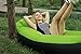 Inflatable Lounger Chair with portable carry bag for various uses (Green sofa N)