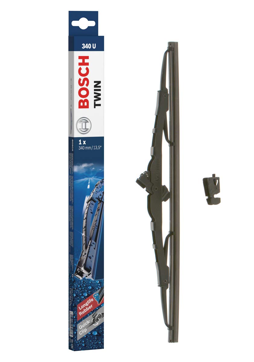 Bosch Wiper Blade Twin 340U, Length: 340mm – Single Front Wiper Blades
