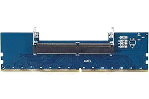 Laptop DDR4 RAM to Desktop Adapter Card, Memory Tester SO DIMM to DDR4 Converter and Desktop DIMM Memory RAM Connector Cards 