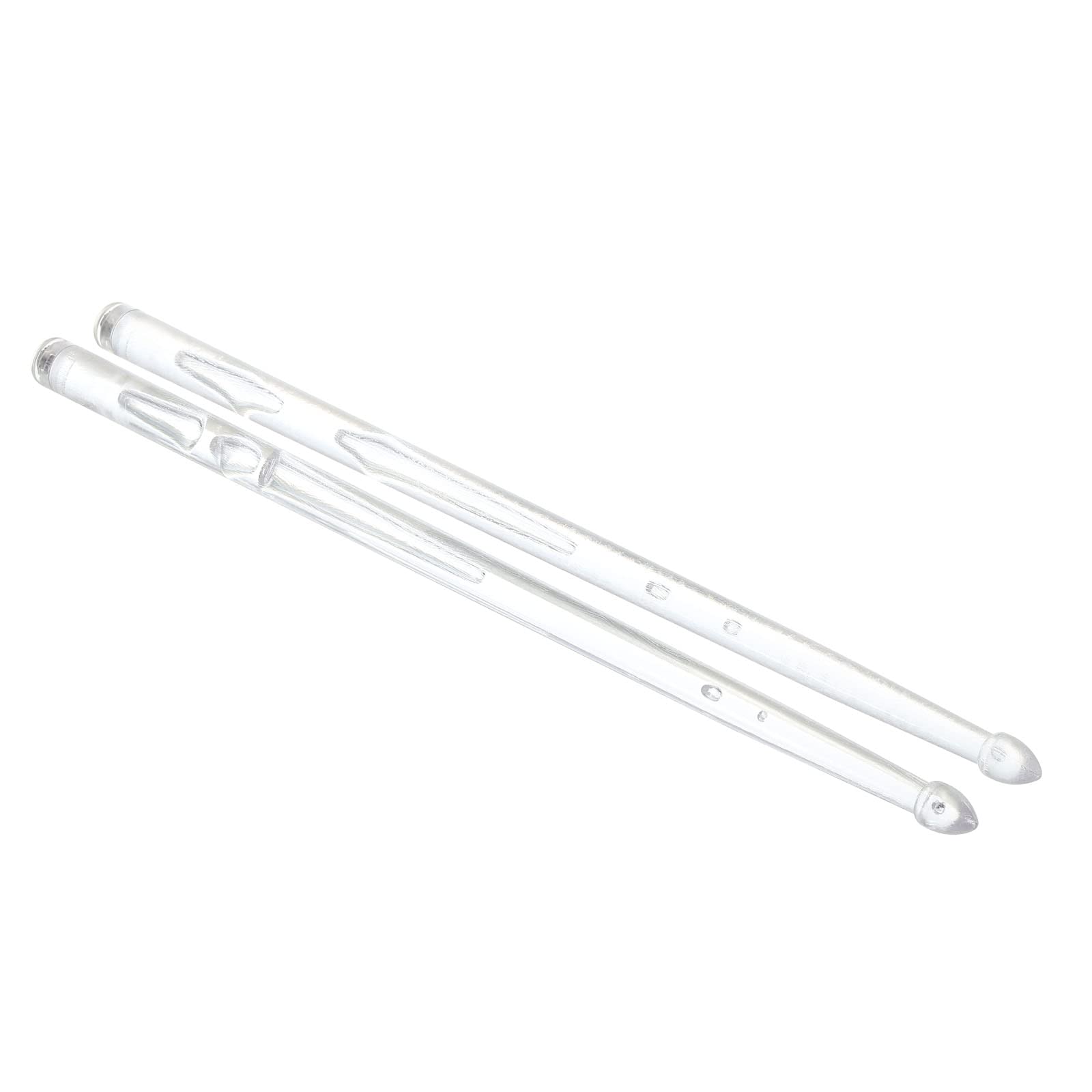 PATIKIL Bright LED Light Up Drumstick 5A Glow Plastic Drum Stick for Adults Drummer Musical Exercise Blue 1 Pair