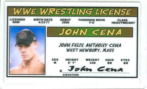 John Cena - WWE - Collector Card by Collector Card