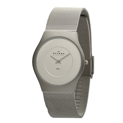 Skagen Men's 233XLSSS Steel Matte Silver Dial And Band Watch