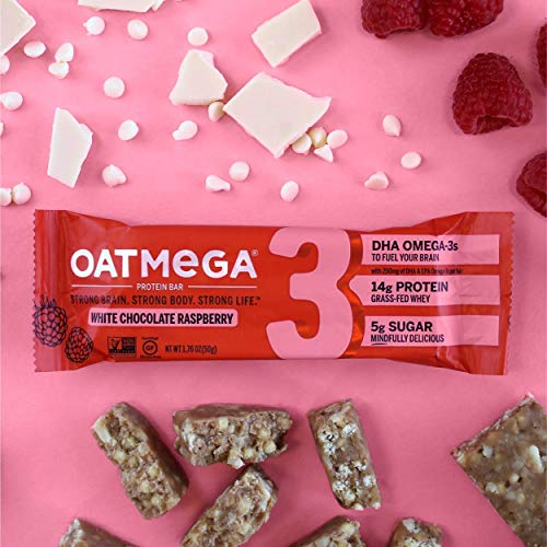 Oatmega Protein Bars, Variety Pack, 12Count of Chocolate Peanut Butter