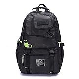 Big Sale Large Shoulder Backpack Student Laptop Bookbag Daypack School Handbag for Bicycle Walking Sports Travel Men Women (Black)
