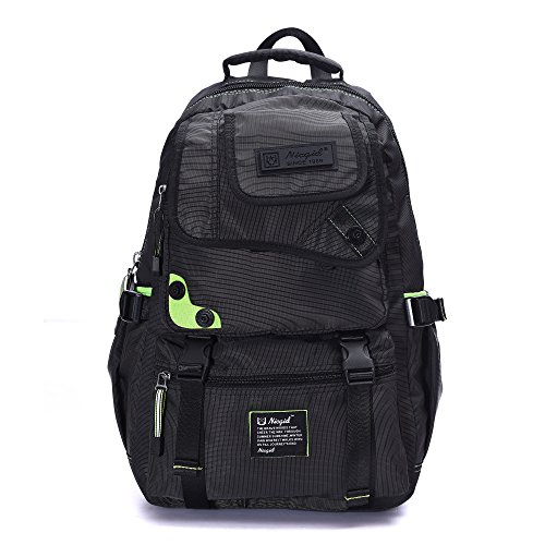 Nicgid Laptop Backpack Water Resistant Computer Business Backpack Shoulder School Bookbag College Daypack Fits 17-Inch Tablets Notebook For Work Travel Hiking Men Women