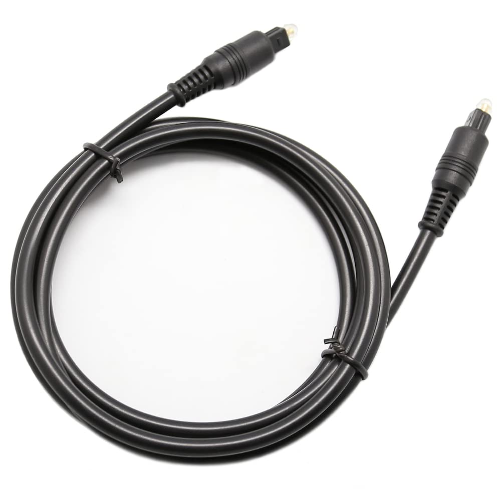 DollaTek 5M Digital Audio Fibre Optic Cable OD4.0MM Compatible with SPDIF/OPTICAL/TOSLINK/DIGITAL AUDIO Interface for CD/DVD/DAT/MD/LD