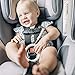 Ryan and Rose Maxi Pacifier Clip White Charley
