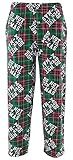 Fun Boxers Men's Do Not Open Green Cotton Christmas Lounge Pants