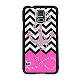 EVERMARKET(TM) Style A Pink Anchor Chevron Retro Vintage Tribal Nebula Hard Case Cover for Samsung Galaxy Note 4