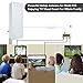 TV Antenna -Antop Outdoor/Indoor Digital Amplified Flat Antenna with Noise-Free 4G Filter for VHF/UHF High Gain Reception, 80 Miles Multi-Directional Long Range Reception, 40ft Coaxial Cable