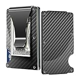 Carbon Fiber Wallet,Slim Wallet & RFID Blocking Front Pocket Wallet, Minimalist Wallet for Men And Women