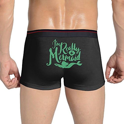 Mkajkkok I'M Really A Mermaid Men's Underwear Cotton Stretch Panties Underwear.
