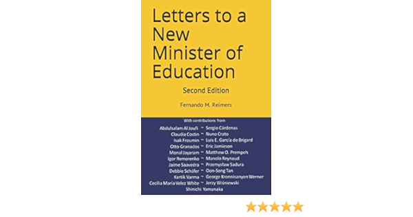 Letters To A New Minister Of Education Reimers Fernando M Cardenas Sergio Costin Claudia Crato Nuno Froumin Isak Garcia De Brigard Luis E Granados Otto Jamieson Eric Jayaram Monal Remorenko Igor 9781795182515