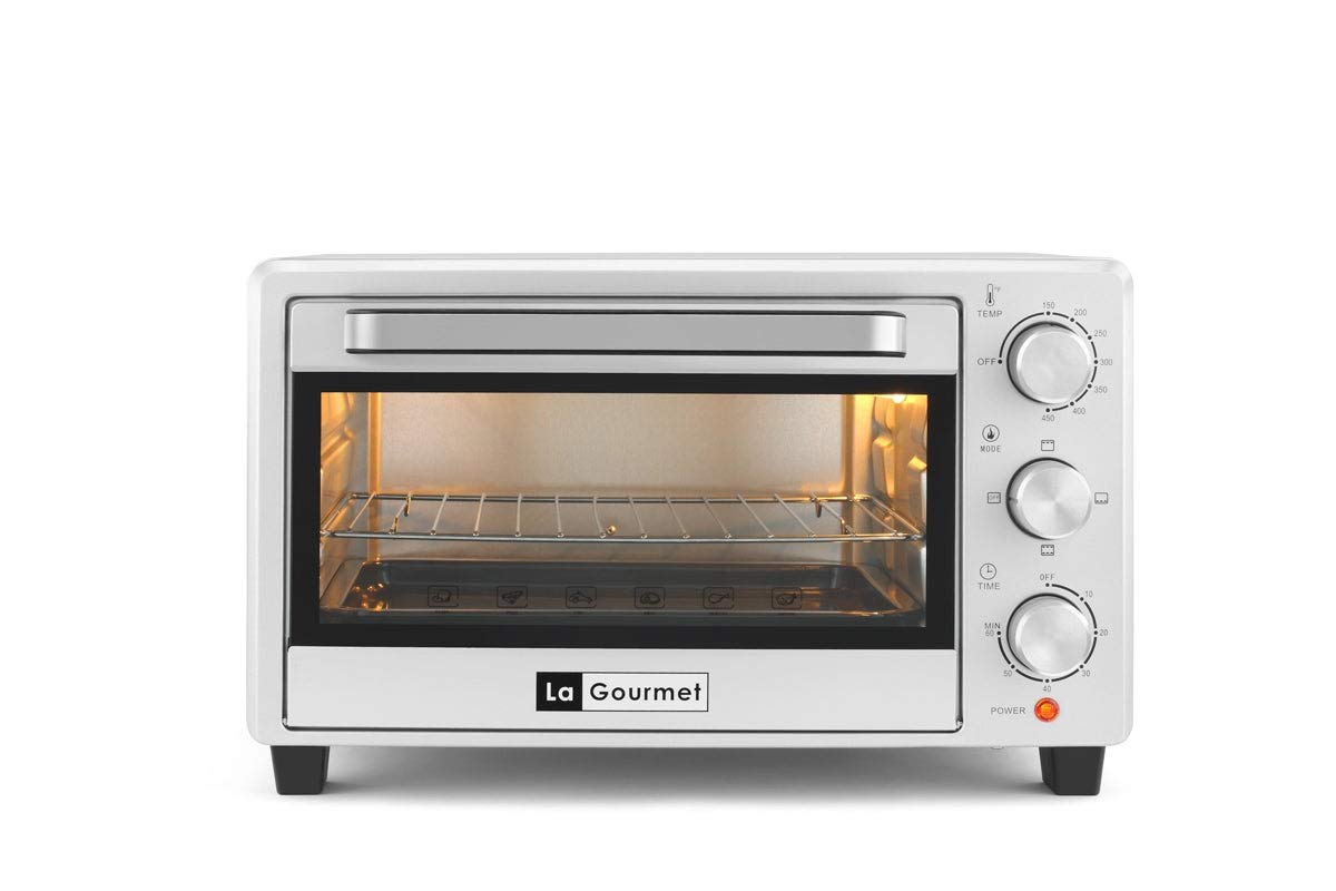 La Gourmet Toaster Oven 21l Toast Bake Broil And Grill