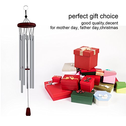 FittiDoll-Wind-Chime-6-Metal-Tubes-Perfect-for-Patio-Garden-and-Outdoor-Home-Dcor-27-Inch