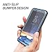 YOUMAKER Galaxy S9 Case, Metallic Blue with Built-in Screen Protector Heavy Duty Protection Shockproof Slim Fit Full Body Case Cover for Samsung Galaxy S9 5.8 inch - Blue/Black