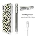 Losin Leopard Case Compatible with Apple iPhone 7 Plus/iPhone 8 Plus 5.5 Inch Ultra Thin Fashion Luxury Sparkling Liquid Quicksand Glitter Sequin Lovely Leopard Pattern Soft TPU + Hard PC Back Case