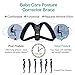 Posture Corrector Support Brace for Women & Men by Babo Care, Figure 8 Shaped Designed for Your Upper Back, Helps to Improve Posture, Prevent Slouching