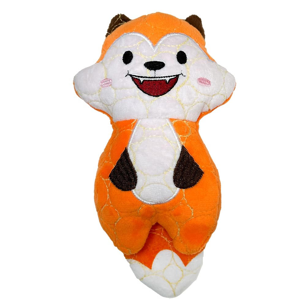 BITE FORCE Wildlife Tough Plush Toy for Dogs - Built with Kevlar, Multi-Layered with Reinforced Seams, Durable Dog Toy. Squeaker for Interactive Play. Ideal for Strong Chewers (Fox) — image 1