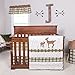 Green and Brown Plaid Flannel Fitted Crib Sheet - Plaid Print Cotton Flannel, Sage Green, Brown and Cream, Fully Elasticized, 8 in Deep Pockets, Fits Standard Crib Mattress 28 in x 52 in
