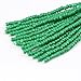 NLCAC Women's Beaded tassel earrings Long Fringe Drop Earrings Dangle 6 Colors (dark green)