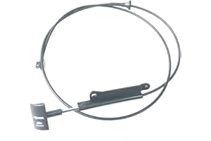 JSD AUTO PARTS LX912043 F4ZZ16916A Hood Release Cable with Pull Handle fits 1994-2004 Mustang Ref# 912-043