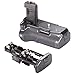 NEEWER® Professional Battery Grip BG-E5 Replacement Works with LP-E5 Battery + AA Battery Grip Holder + Li-ion Battery Grip Holder for Canon EOS 450D 500D 1000D Rebel XS XSi T1i