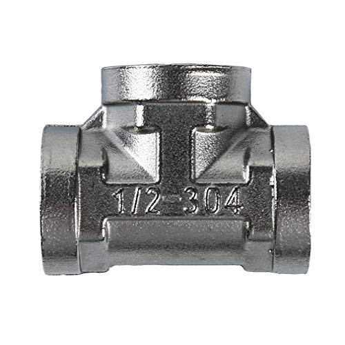 lehao397 3 Way Diverter Water Pipe Tee T Shape Adapter Connector for Angle Valve Hose, Bath Shower Arm Fittings,1#