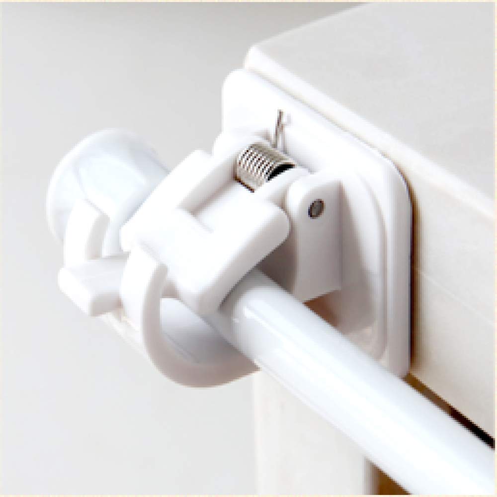 Clip telescópico para barra de cortina Clip ajustable para cortina sin clavos y sin clavos