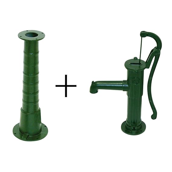 Ribelli Schwengelpumpe Gartenpumpe Handschwengelpumpe Wasserpumpe Handpumpe + Ständer
