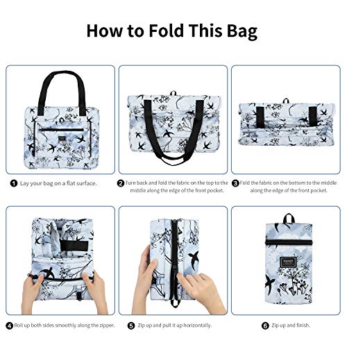 Gonex Travel Duffel Bag, Foldable Small Duffle Carry on Luggage