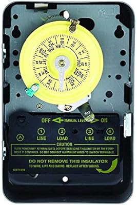 Intermatic T103 Mechanical Time Switch Gray Wall Timer Switches Amazon Com