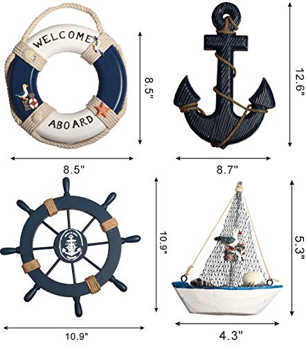 WOODEN-NAUTICAL-LIGHTHOUSE-ANCHOR-WALL-HANGING-ORNAMENT-BEACH-WOODEN-BOAT-SHIP-STEERING-WHEEL-WALL-DECOR-NAUTICAL-SAILING-SHIP-NAUTICAL-SHIP-WHEEL-ANCHOR-DECOR-Mediterranean-Style-Fishing-Nets WOODEN NAUTICAL LIGHTHOUSE ANCHOR WALL HANGING ORNAMENT, BEACH WOODEN BOAT SHIP STEERING WHEEL WALL DECOR, NAUTICAL…