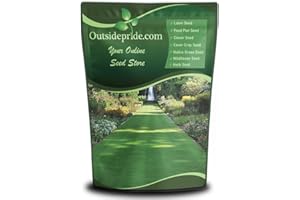 Outsidepride Legacy Fine Fescue Grass Seed Mix - 5 lbs. Shade & Sun Tolerant Blend of Hard Fescue, Chewings Fescue & Creeping Red Fescue with OptiGrowth Coating for Better Establishment
