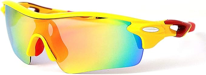 Amazon Kronos クロノス メンズ サングラス スポーツサングラス 超軽量 Tr 90フレーム 偏光レンズ ポラロイドレンズ Uvカット率99 9 インナーフレーム付き イエロー イエローミラーレンズ サングラス 通販