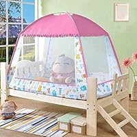 WDDH Baby Crib Tent Safety Mosquito Net,Nursery Crib Canopy Netting Baby Bed Mosquito Net Safety Tent Canopy Cover for Kids