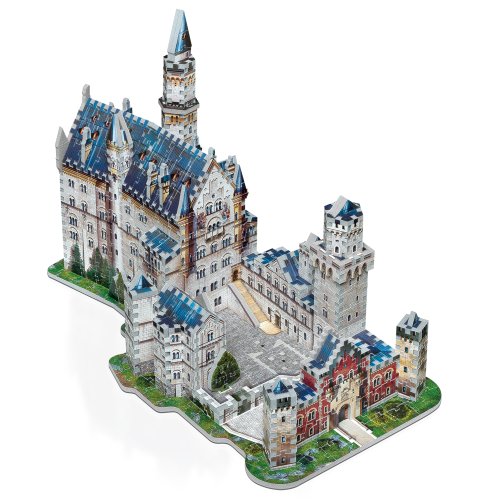 Neuschwanstein Castle 3D Jigsaw Puzzle, 890-Piece