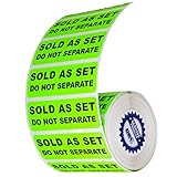 Sold as a Set Do Not Separate Labels Stickers by Kenco 3" X 1" Fluorescent Green FBA Labels Shipping Labels (1 Pack (500))