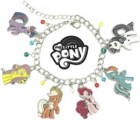 My Little Pony: Friendship is Magic Cartoon Theme Multi Charms Jewelry Bracelets Charm by Family Brands