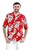 Hawaii Hangover Men's Hawaiian Shirt Aloha Shirt XL Hibiscus Red
