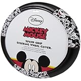 Disney Mickey Mouse Car Truck Suv Black Steering Wheel Cover & Color Vinyl Decal - Expression