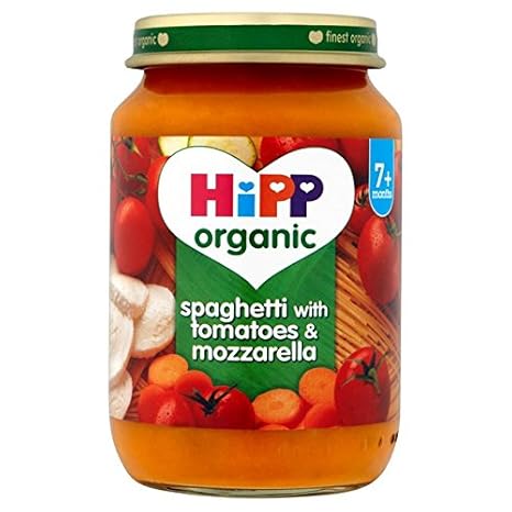 Hipp bio de espaguetis con tomates de mozzarella 190 g: Amazon.es ...