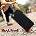 [2 Pack] Apple New iPod touch (6th Gen) Case- OMOTON Silicone Shock-Proof Case Cover for iPod touch 6 (2015 Julyd) (Black)