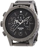 Nixon 48-20 Black Dial Smoke-Tone SS Chronograph Quartz Men's Watch A486-632