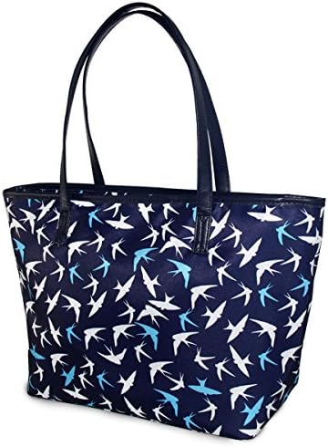 Pataya Women Tote Bag Multi Use Handbag Stylish Shoulder Bag (Flying Swallow)