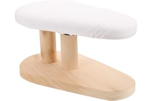 Sewroro Multifunctional Wood Ironing Board Clothes Shoulder Ironing Board Curved Wood Stool Home Use