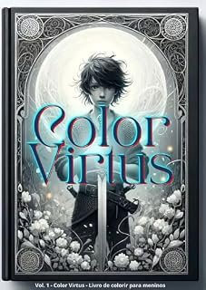 Livro Color Virtus para Meninos - vol.1: Livro para colorir com ilustrações exclusivas.