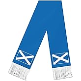 NOVDEK Scotland Flag Scarf,60inch Scottish Banner Sports Fan Scarves,18×150cm Novel Souvenir For Team Game Party Parade
